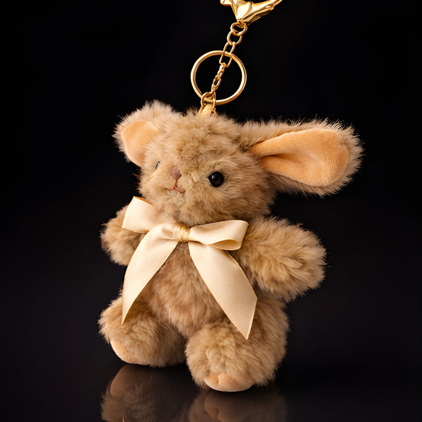 Fluffy Latte Bunny Charm