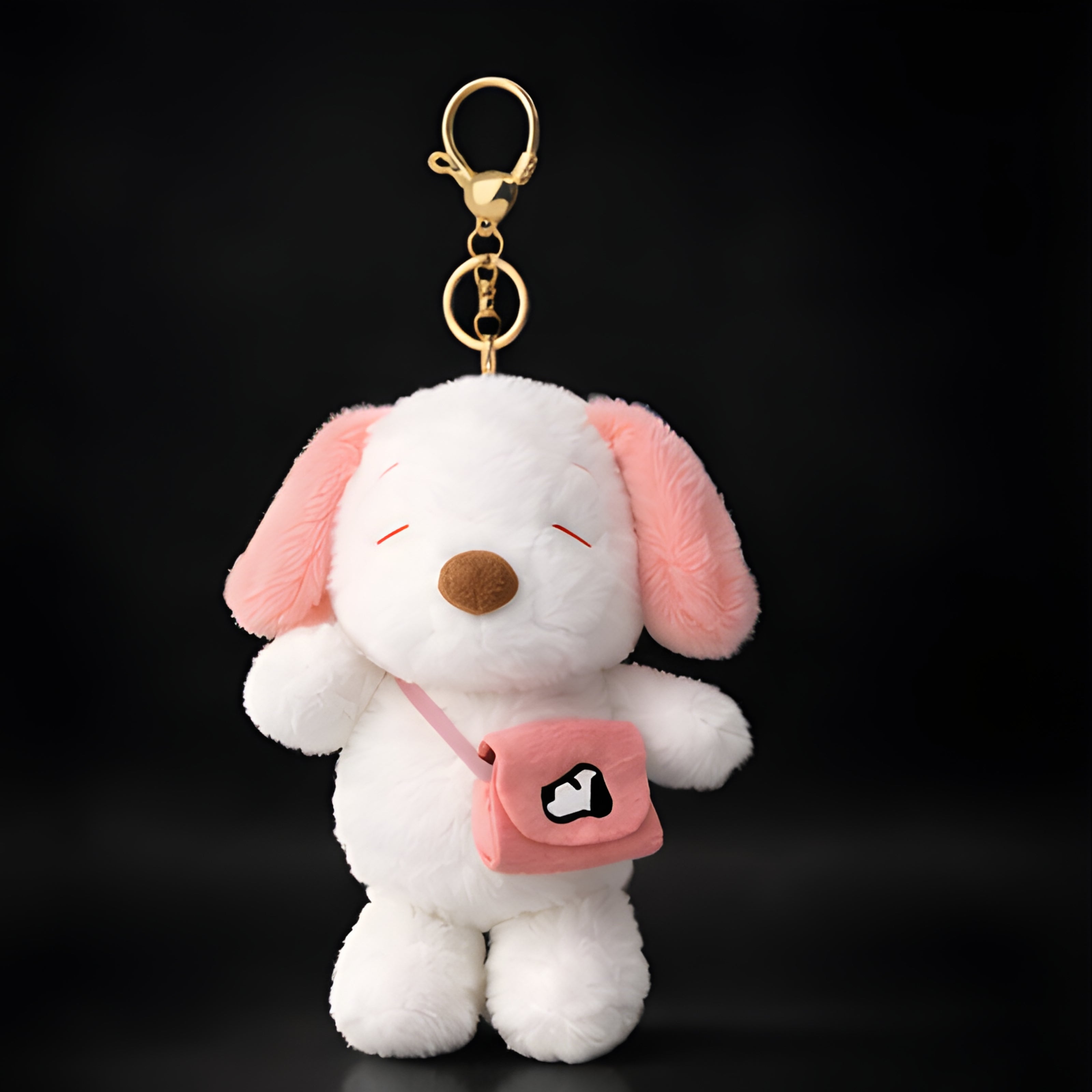 Pink Bag Puppy Plush