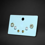 Floral Charm Stud Set