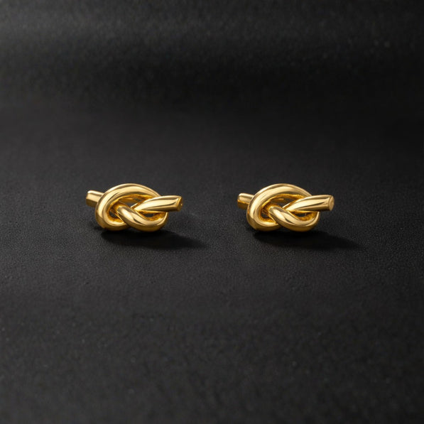 Gold Knot Stud