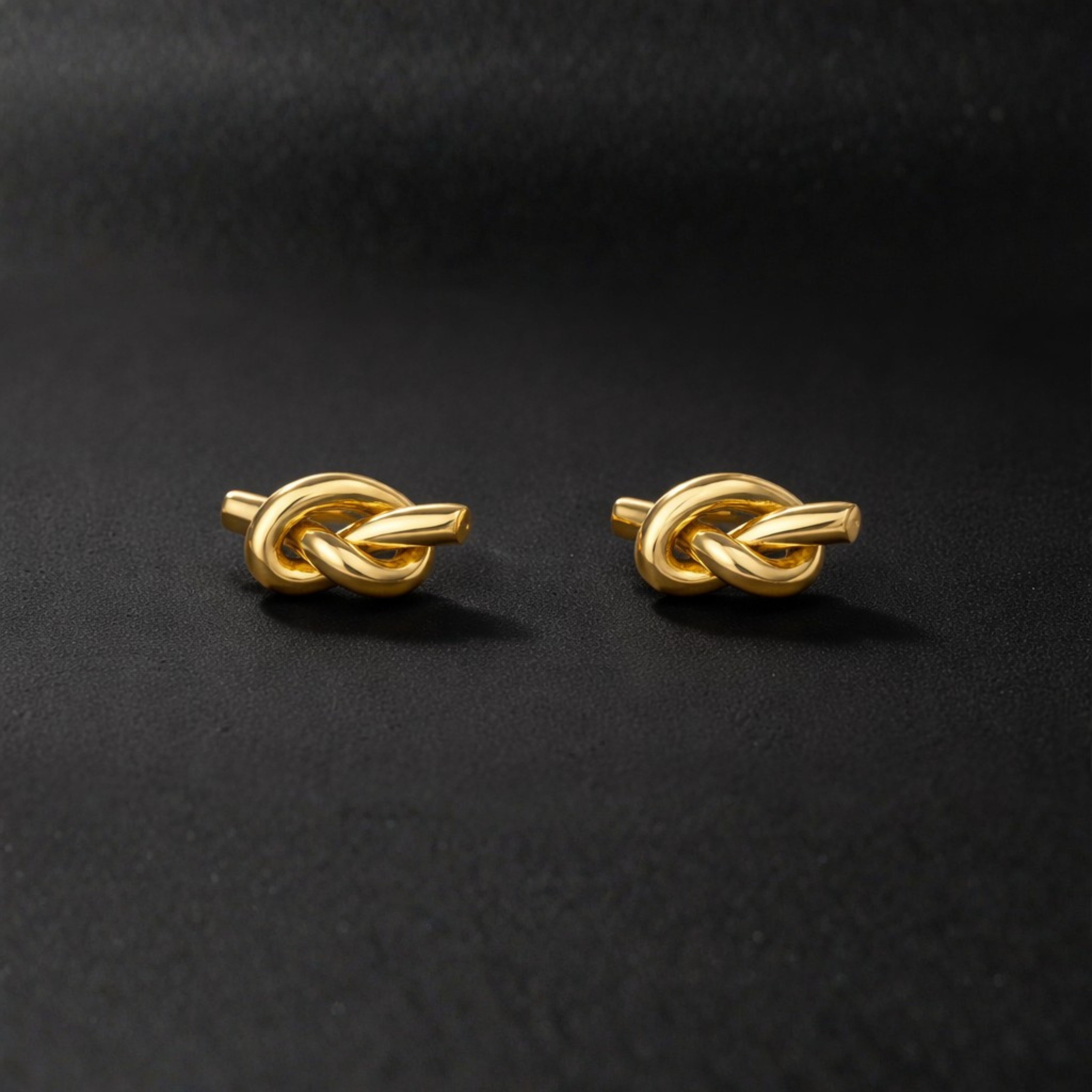 Gold Knot Stud