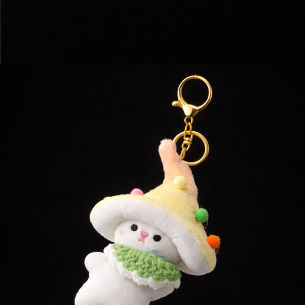 Yellow Wizard Bunny Charm