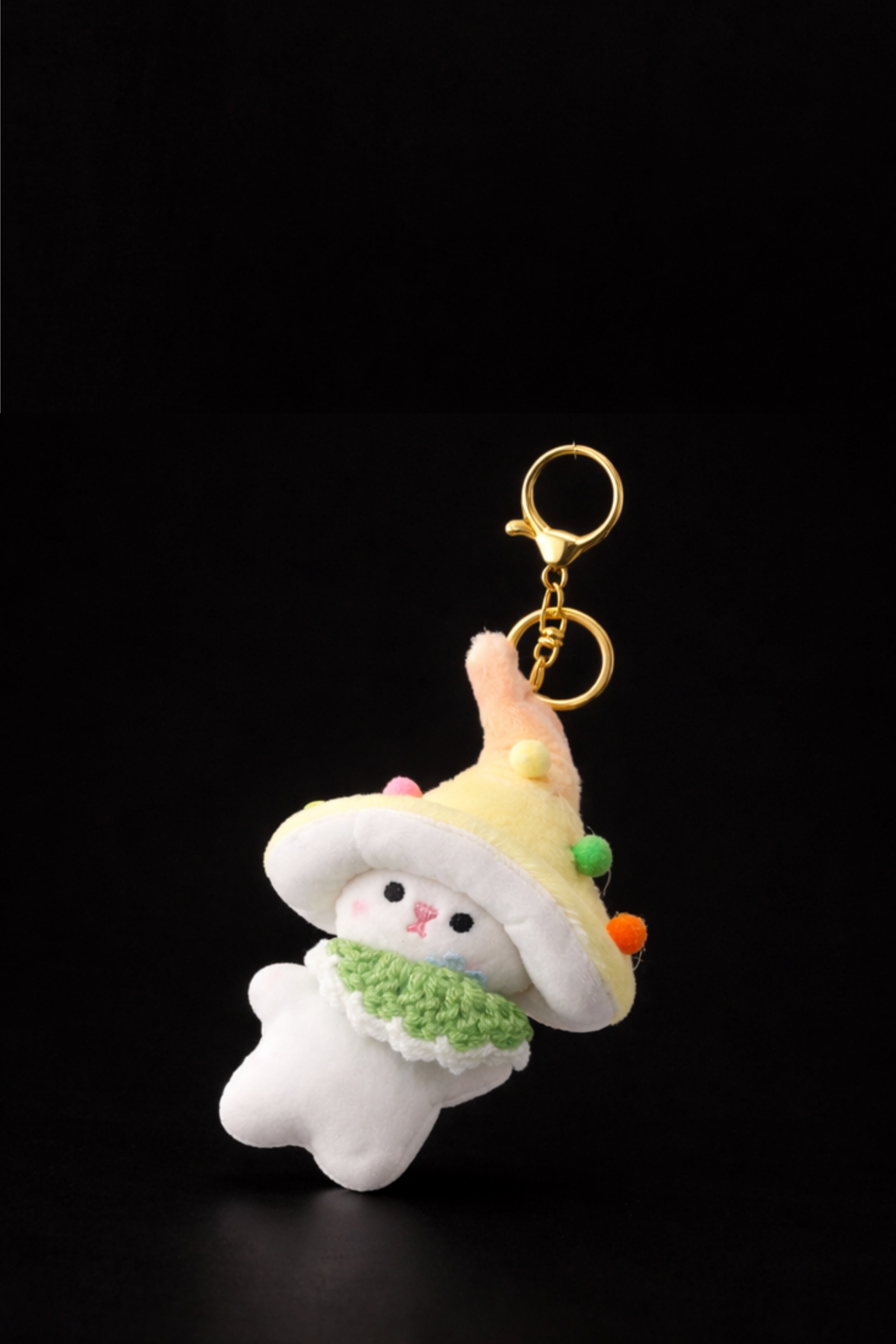 Yellow Wizard Bunny Charm