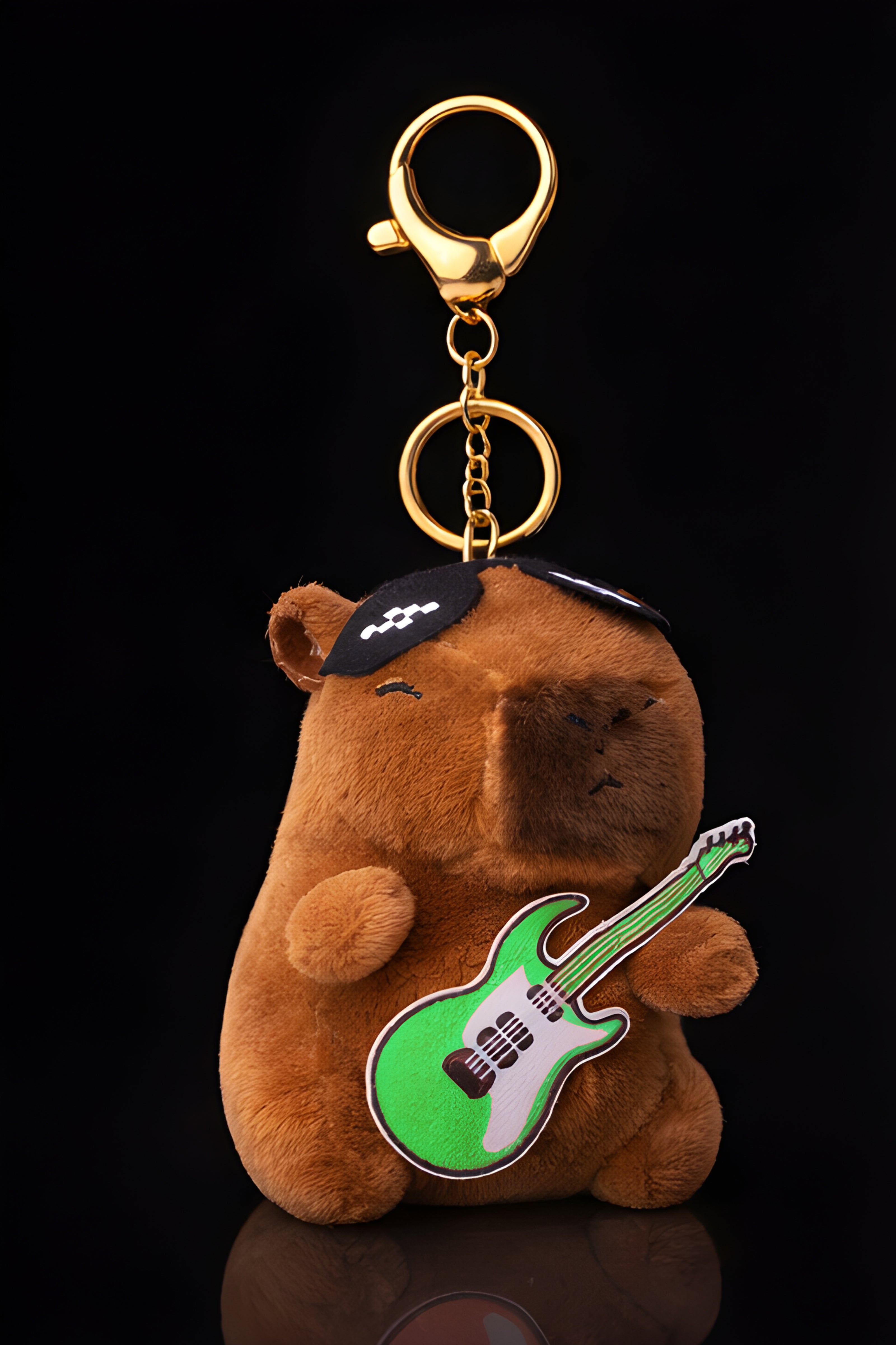 Groovy Green Guitar Capybara