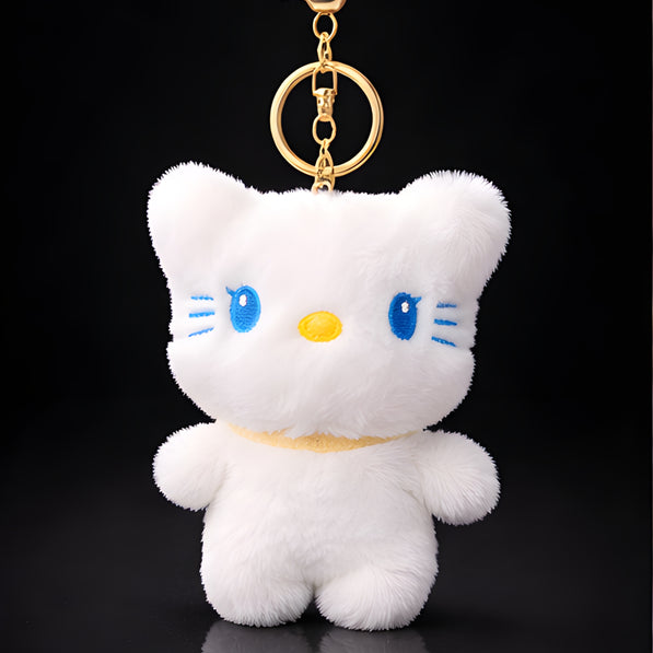 Peach Collar Fluffy Kitty