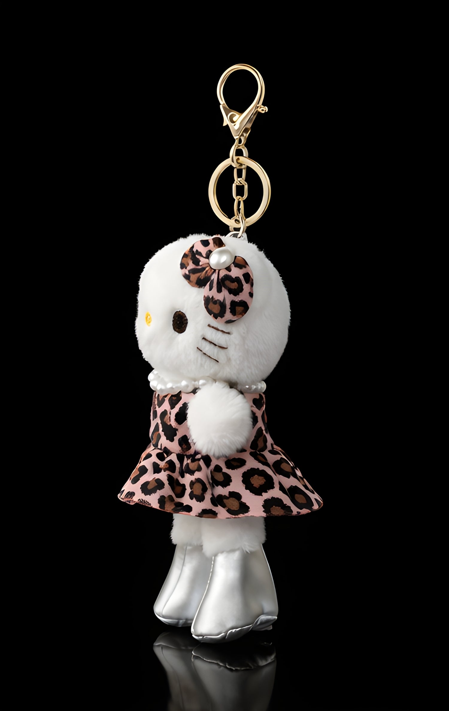White Leopard Kitty Plush