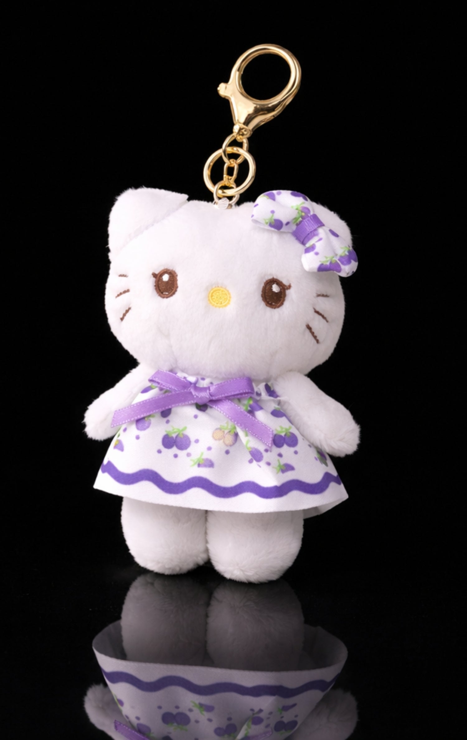 Grape Dress Kitty Plush