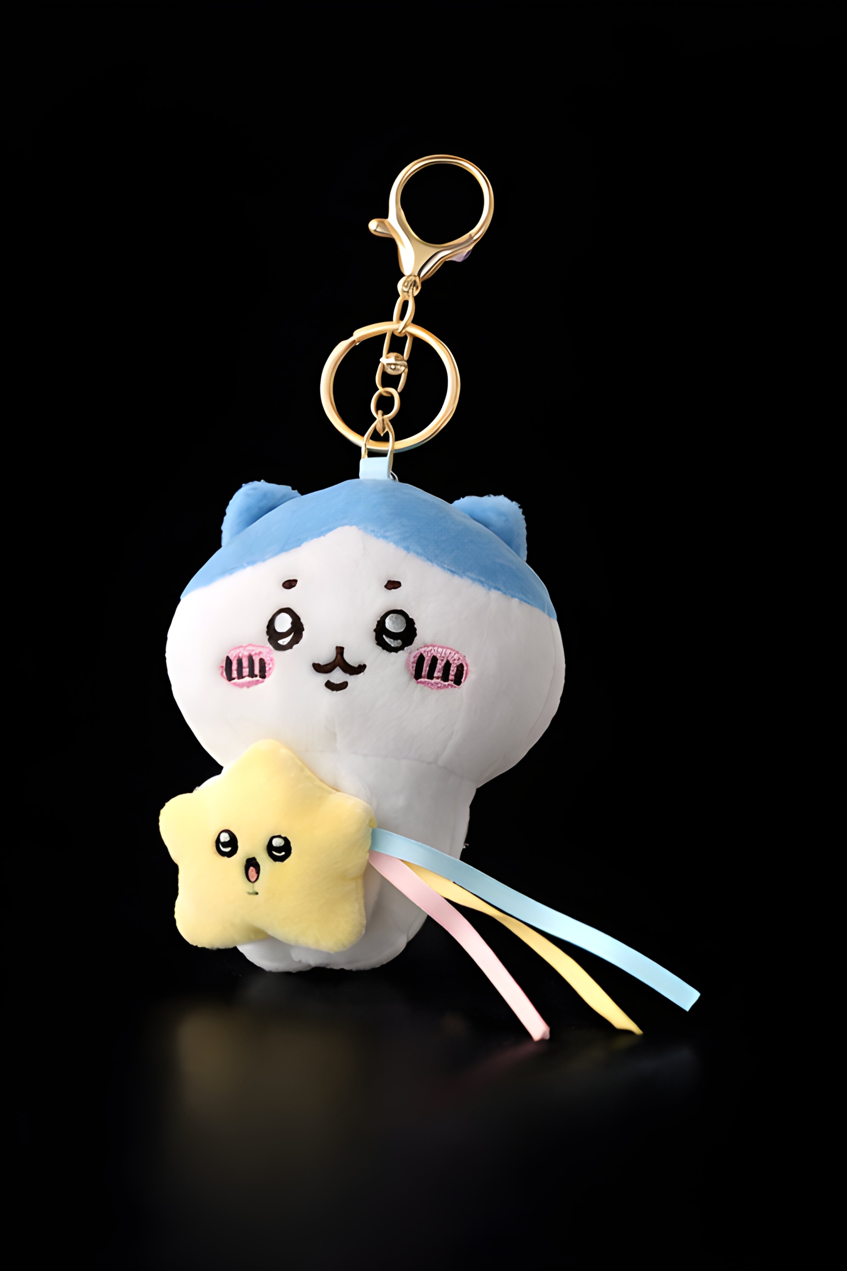 Sky Blue Kitty Star Plush