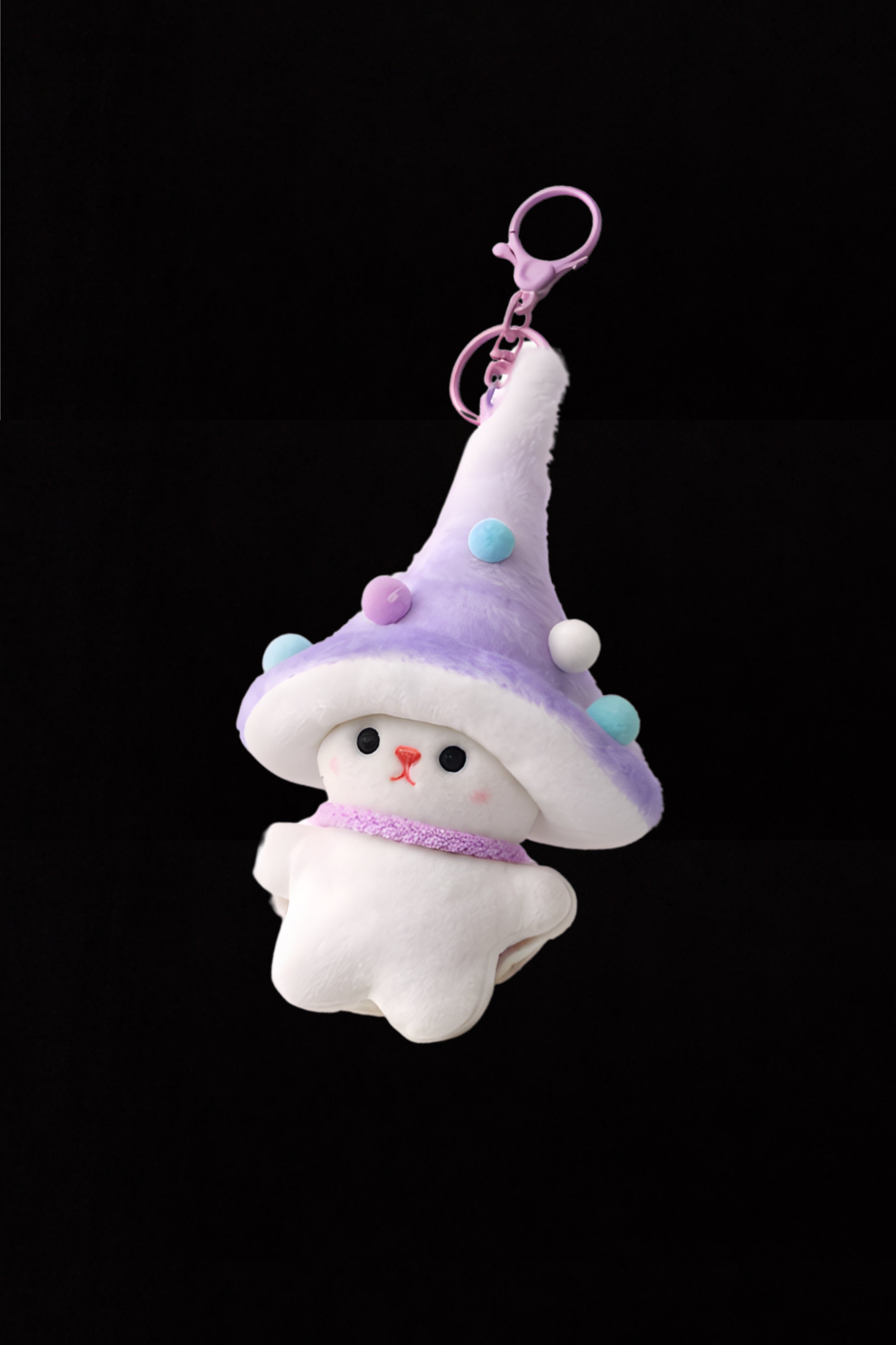 Purple Wizard Bunny Charm