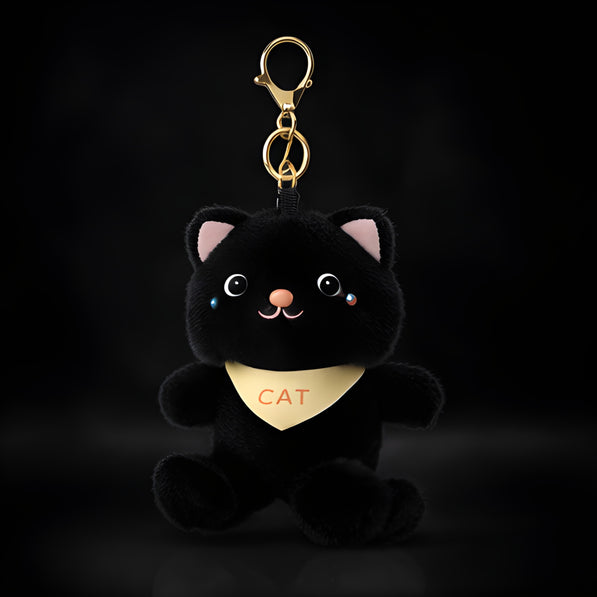 Black Bandana Cat Plush
