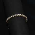 Adjustable Cubic Gold Bracelet