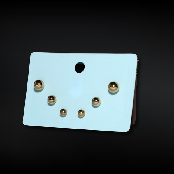 Golden Orb Stud Set