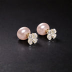 Dual Glam Pearl Stud