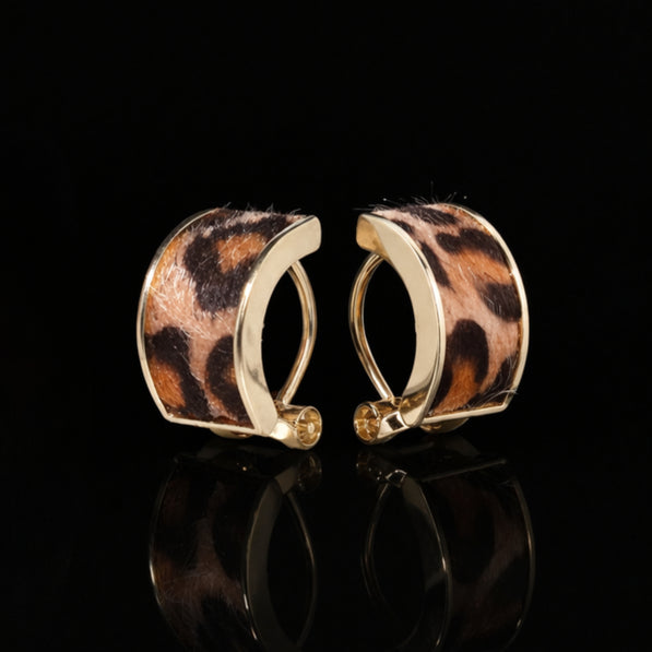 Leopard Curve Earrings