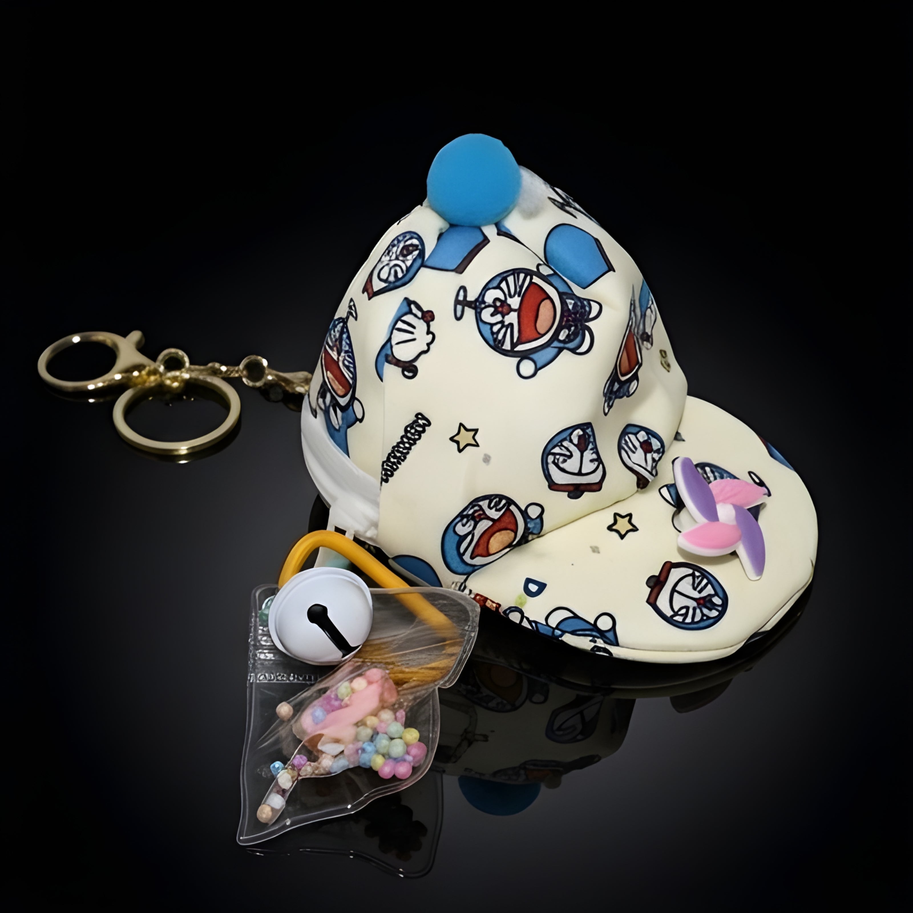 Robot Breeze Cap Charm