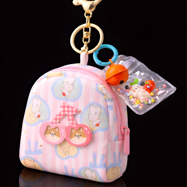 Pink Mini Bag Charm