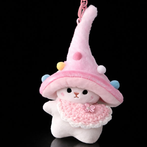 Pink Wizard Bunny Charm