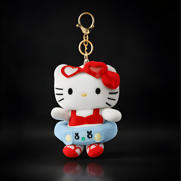Hello Kitty Red Swim Tube Charm