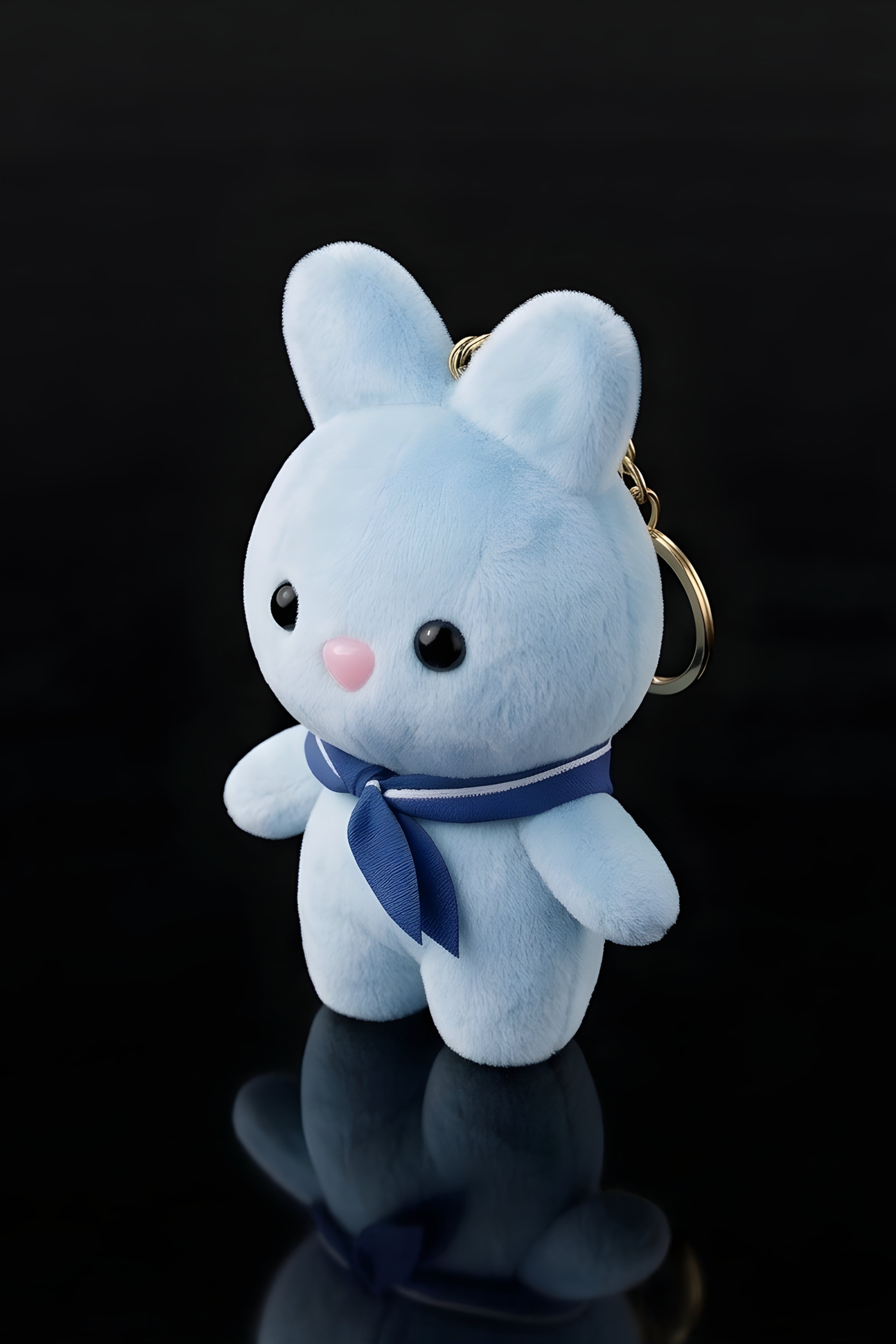 Scouty Sky Blue Bunny Charm