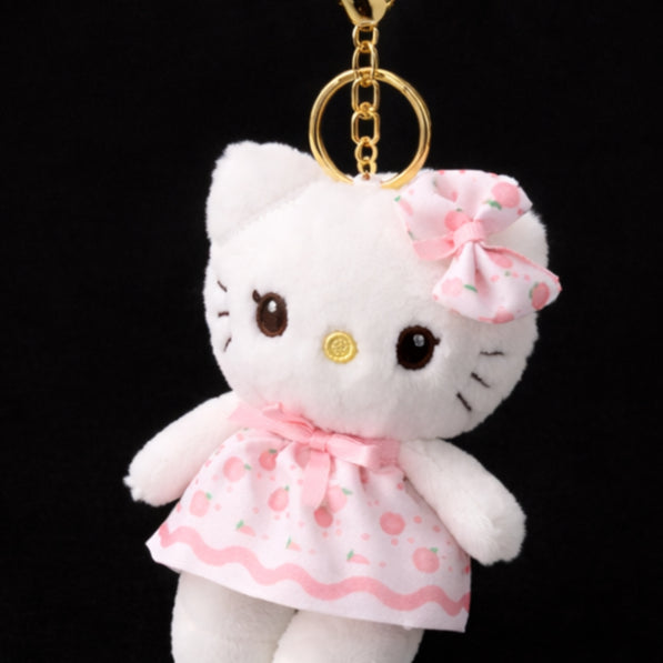 Peach Dress Kitty Plush