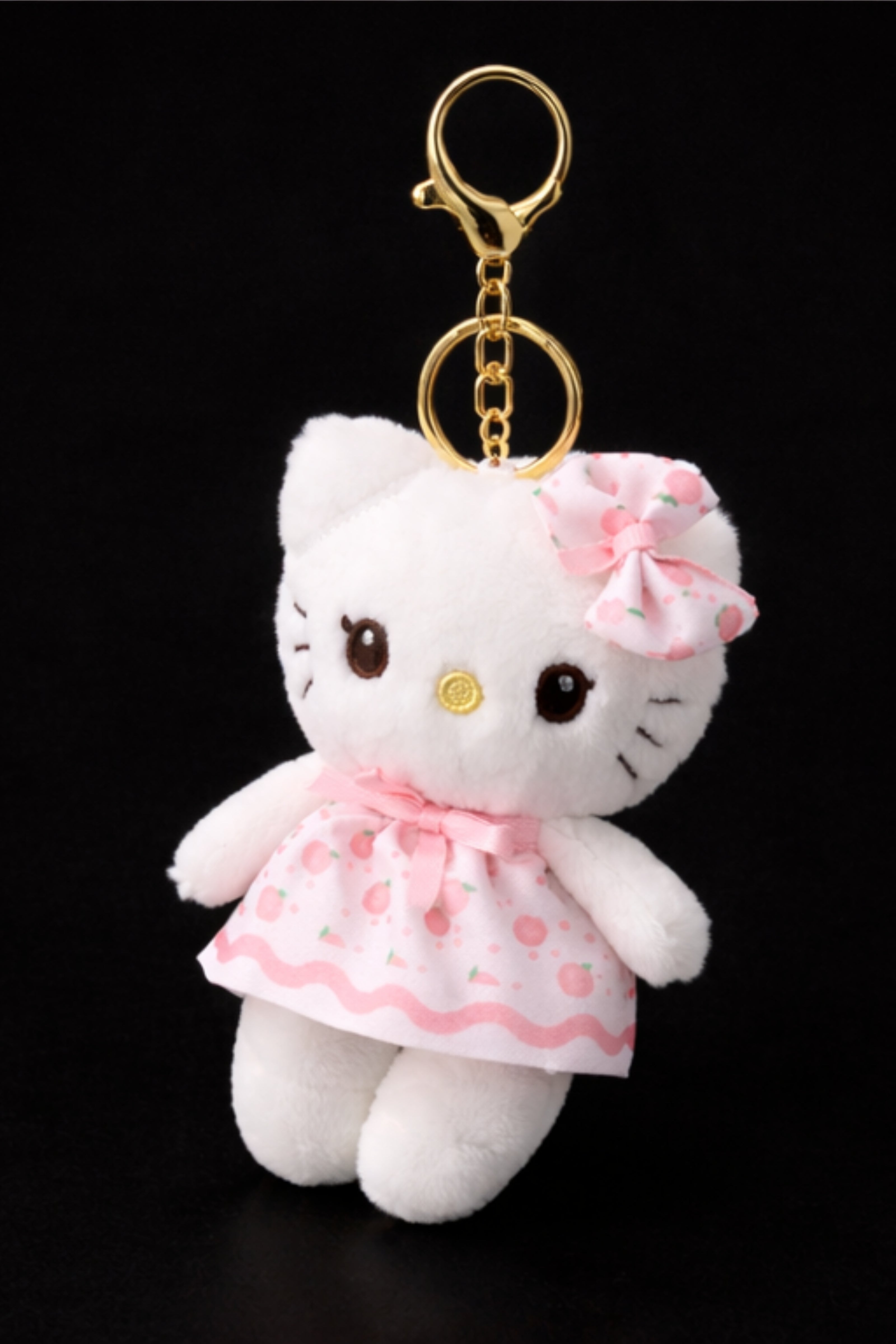 Peach Dress Kitty Plush