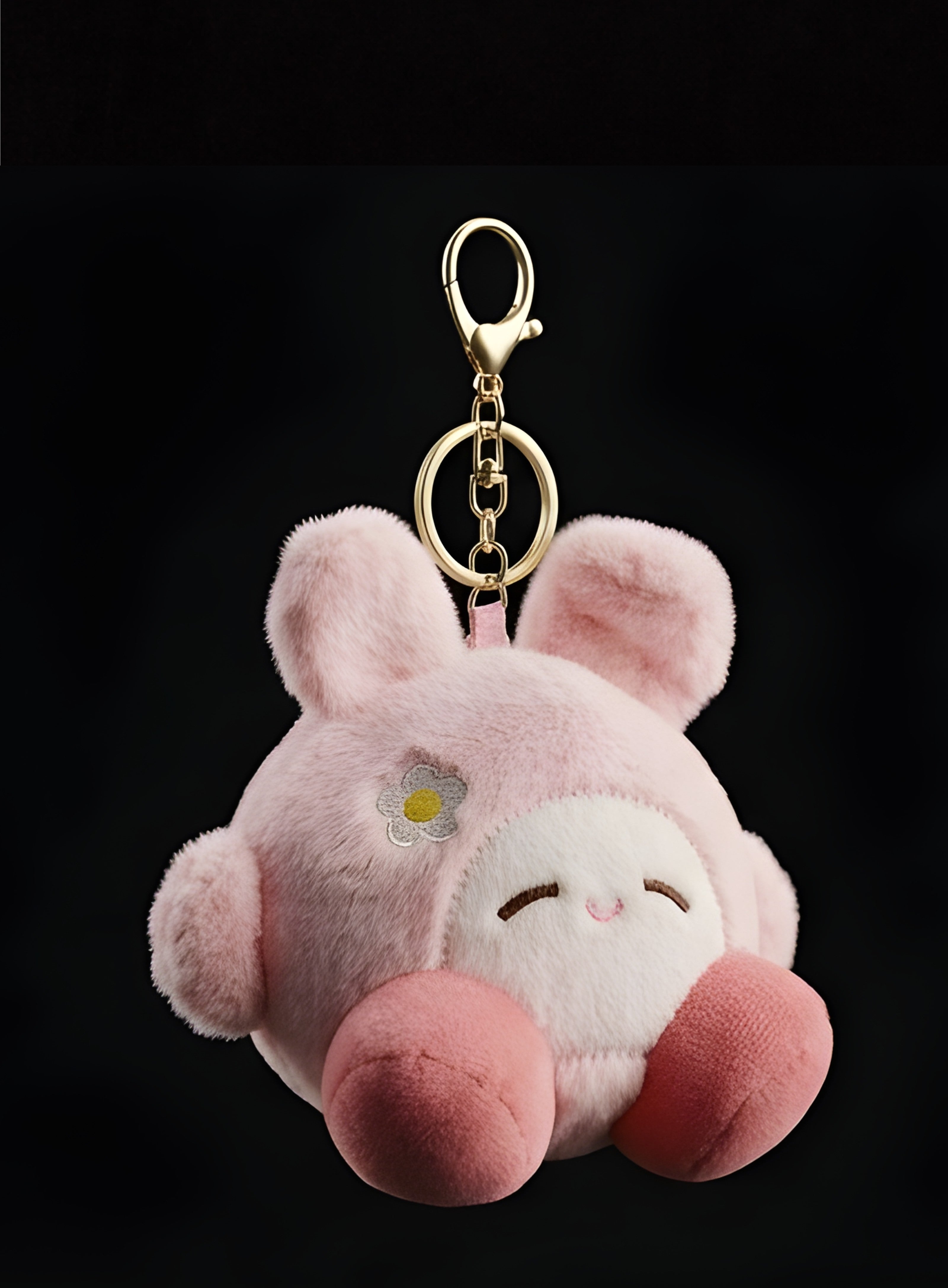 Kawaii Pink Plush Charm