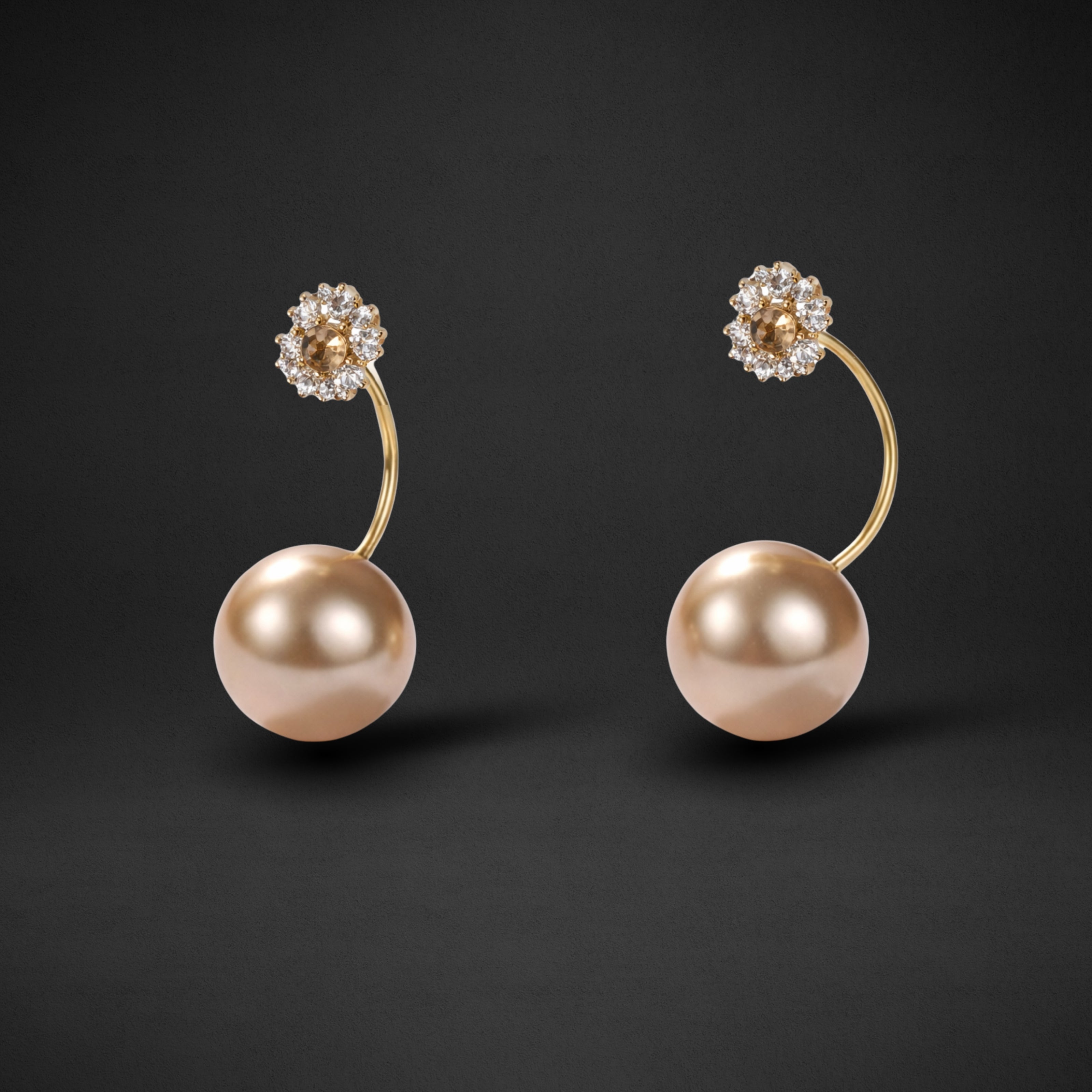 Twice Chic Pearl Earrings
