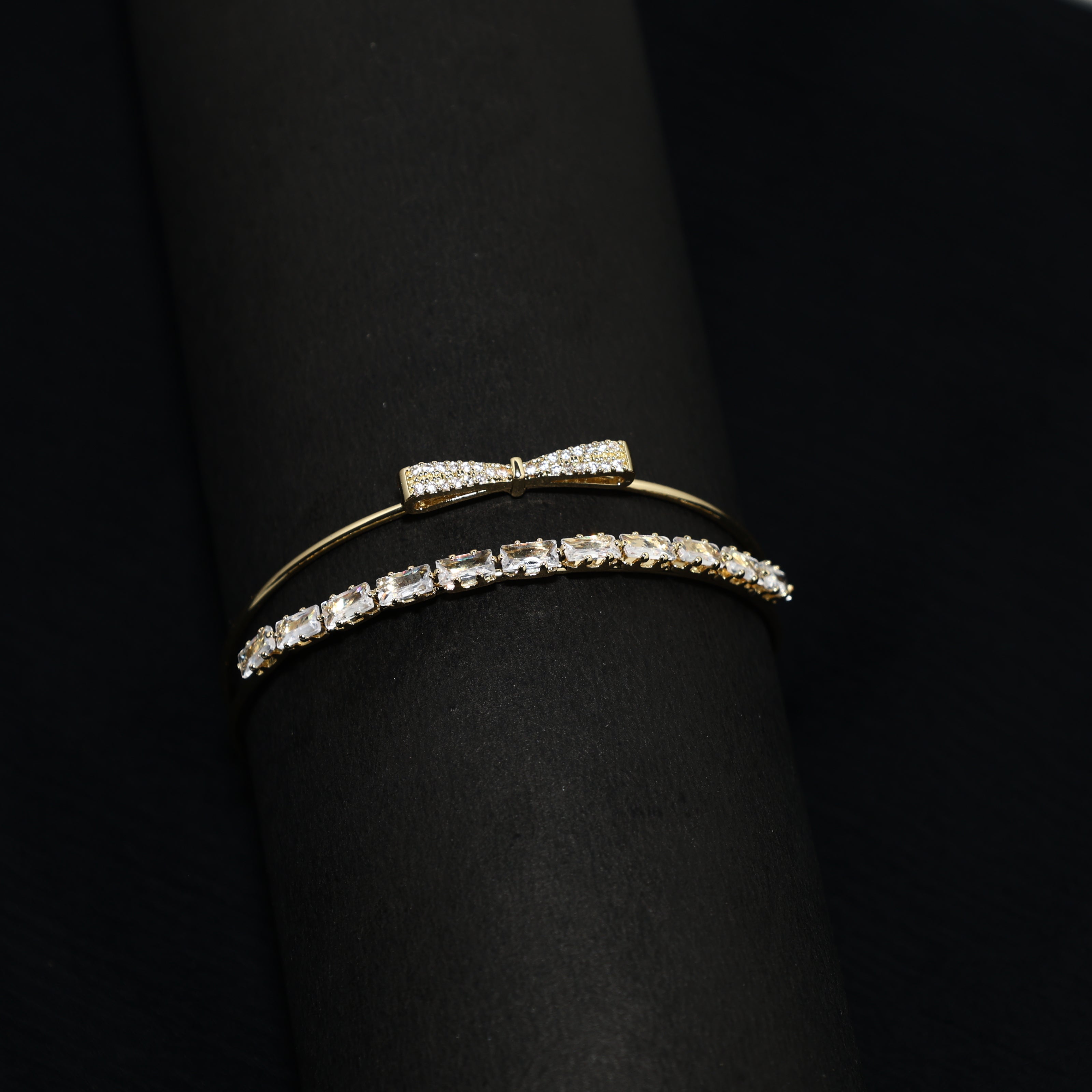 Crystal Gold Bracelet