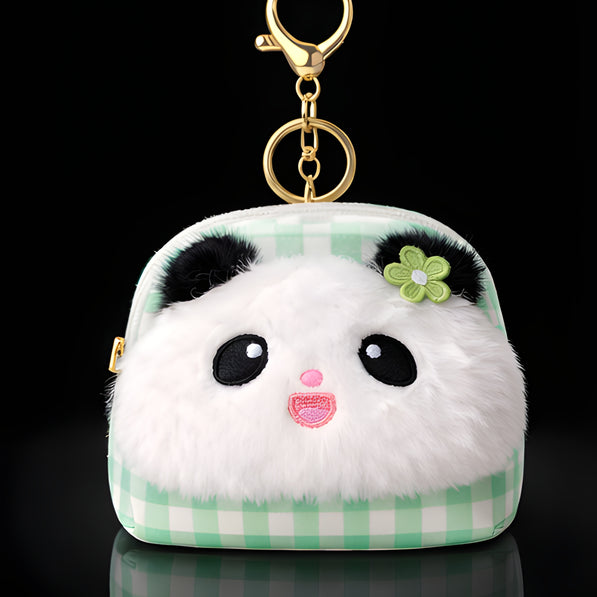 Green Panda Bag Charm