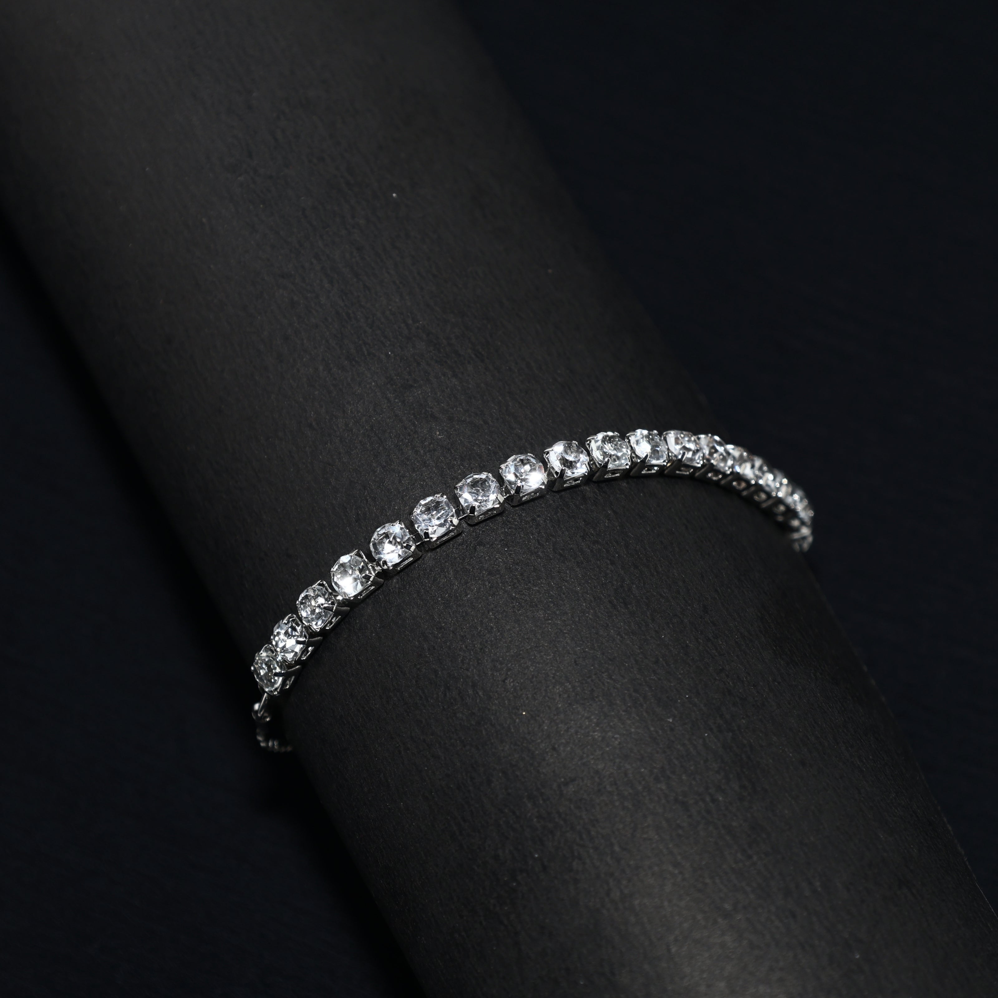 Adjustable Cubic Stone Bracelet