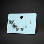 Papillon Crystal Stud Set