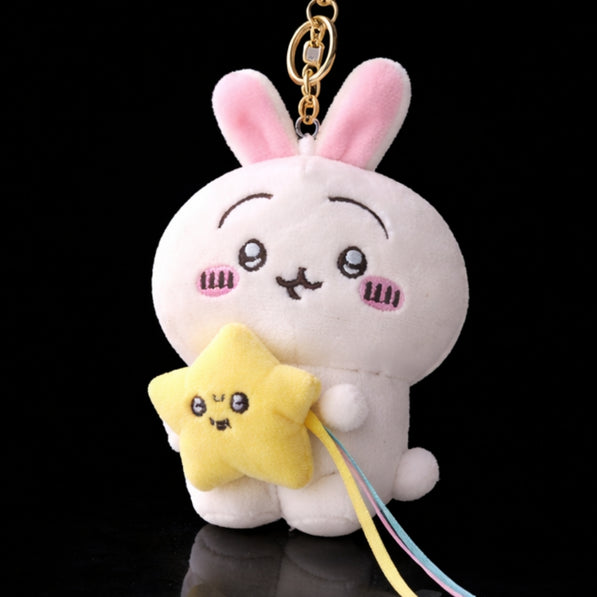 Pink Bunny Star Plush