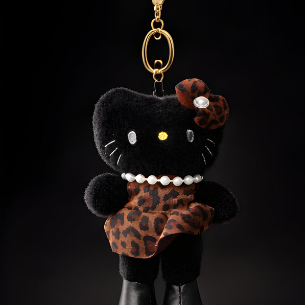 Black Leopard Kitty Plush