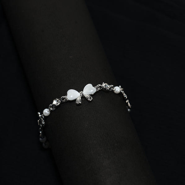 Bow Link Chain Bracelet