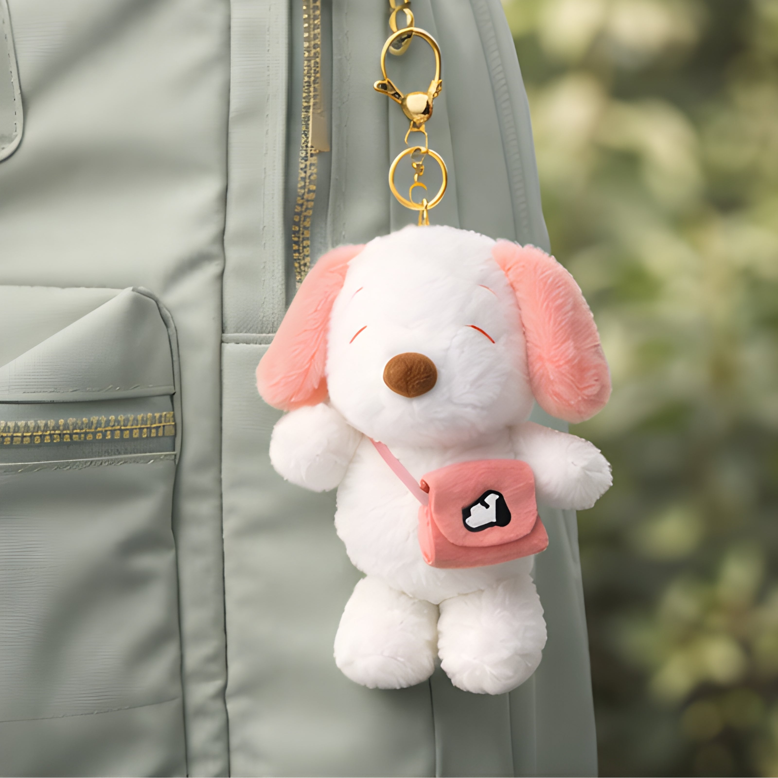 Pink Bag Puppy Plush