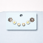 Soleil Flower Stud Set