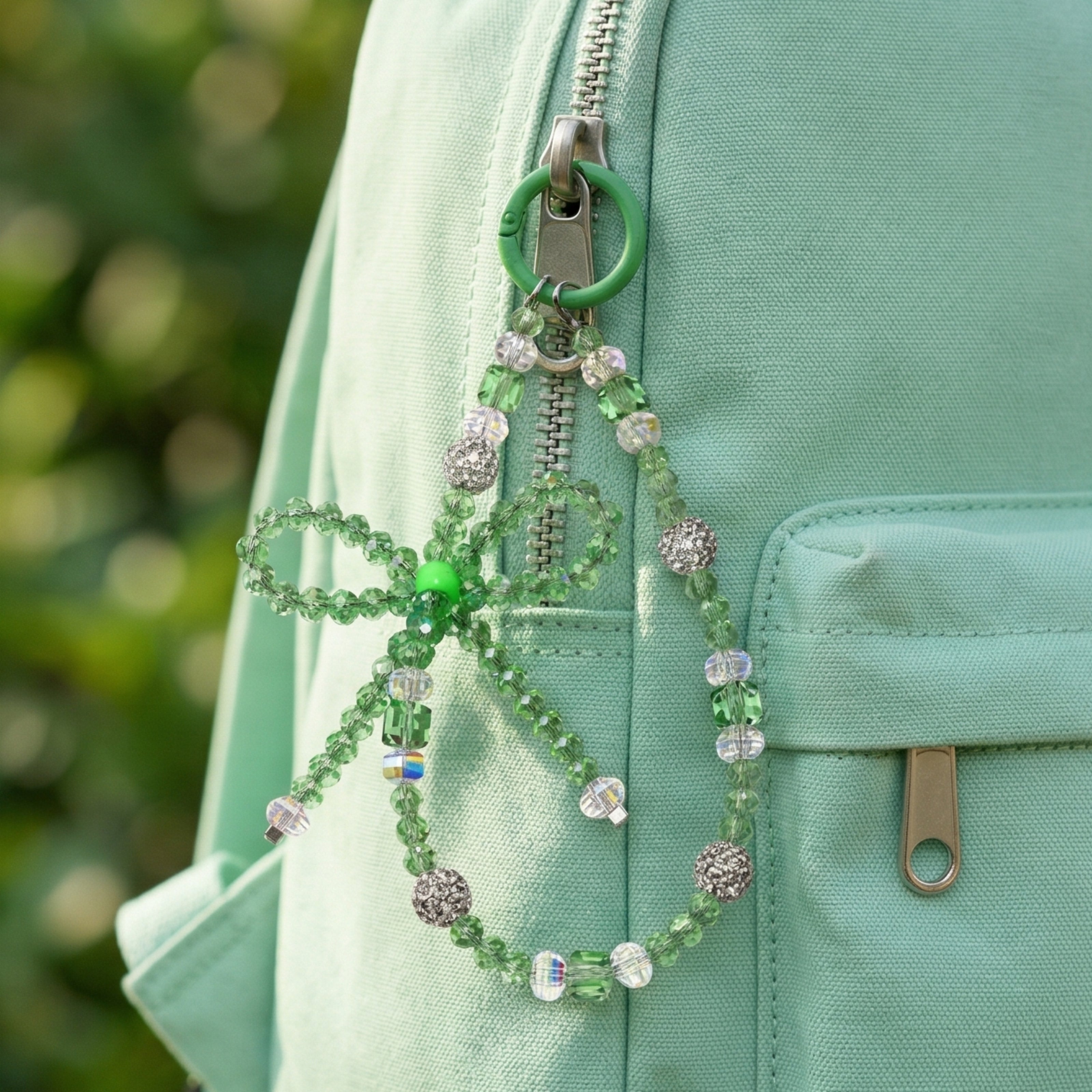 Emerald Bow Opulence Charm
