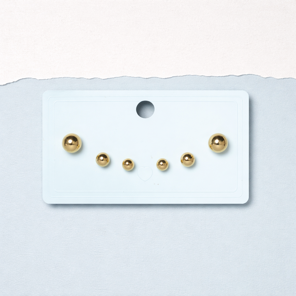 Golden Orb Stud Set