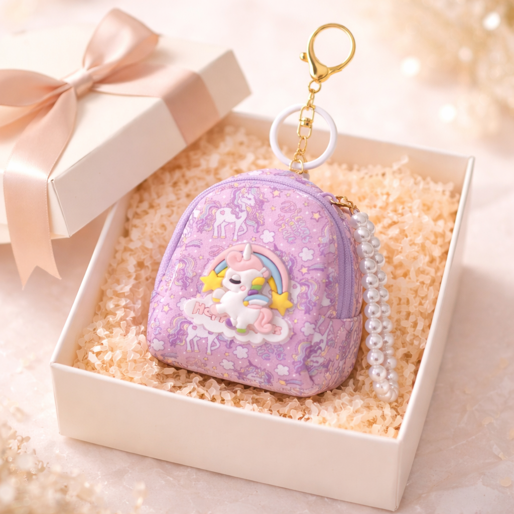 Mini Pink Unicorn Charm