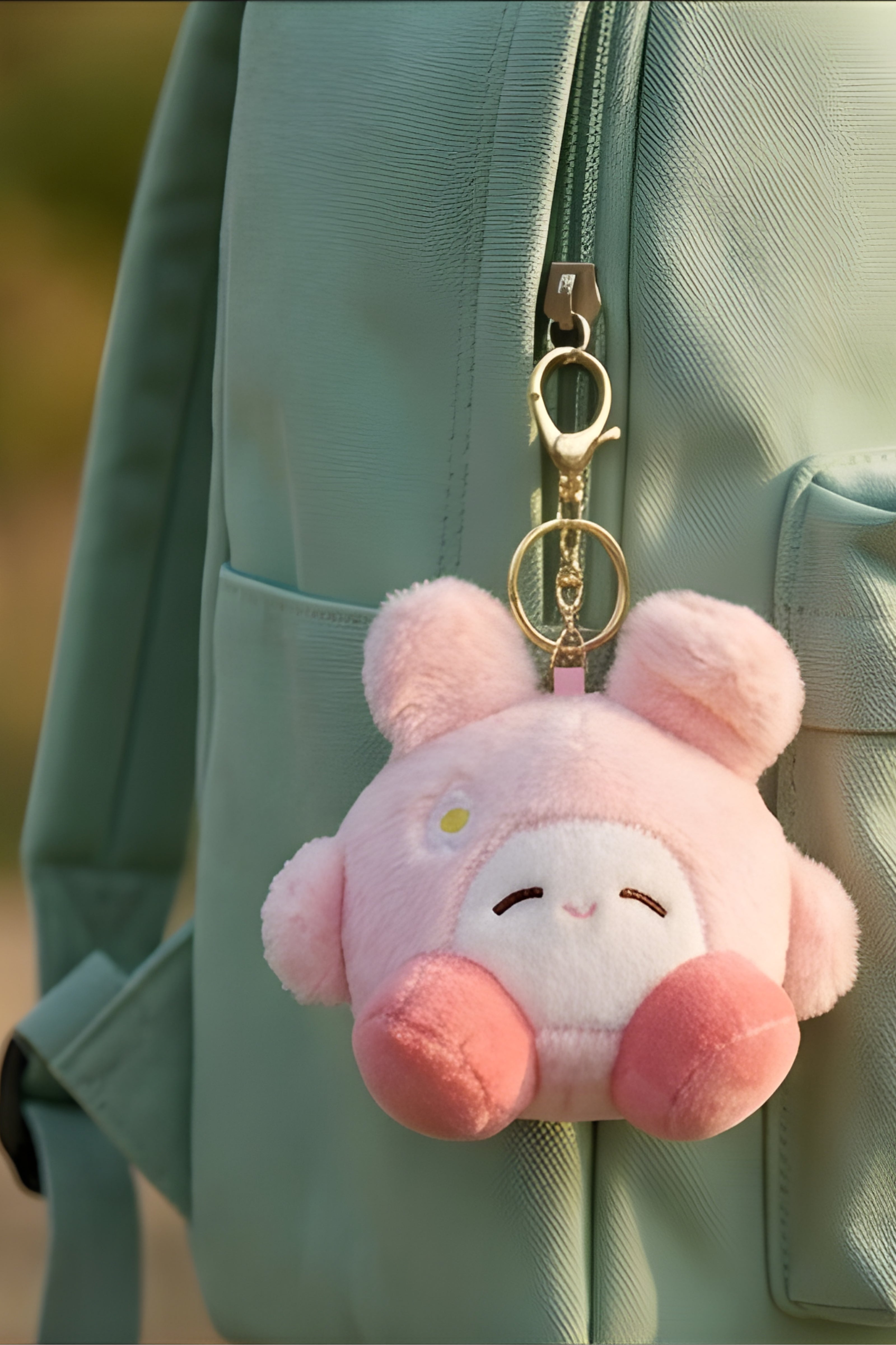 Kawaii Pink Plush Charm