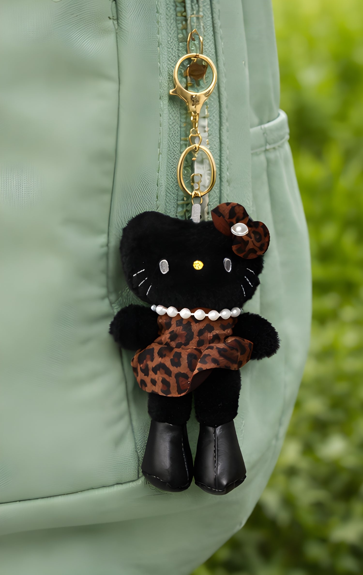 Black Leopard Kitty Plush