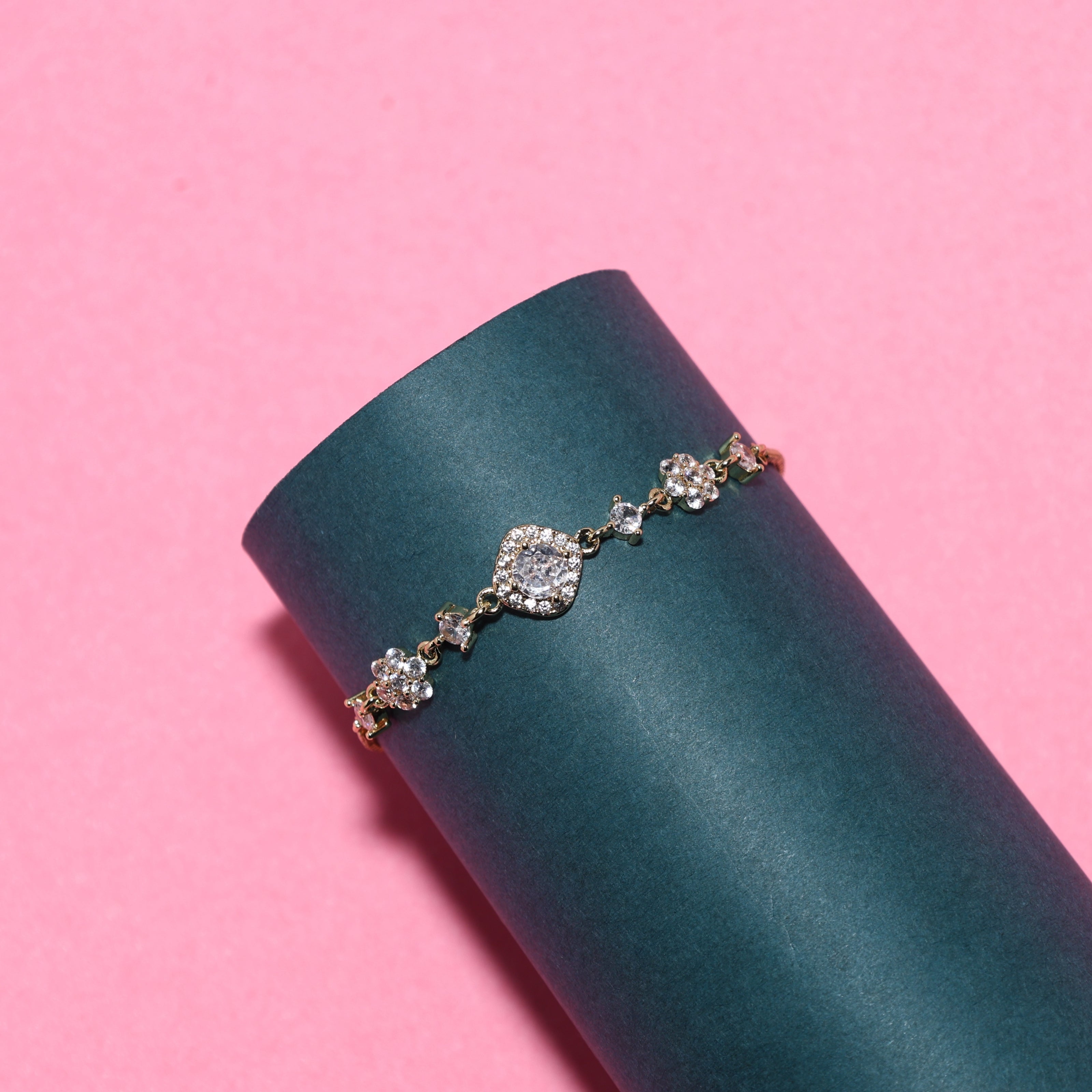 Gold Crystal Radiance Bracelet