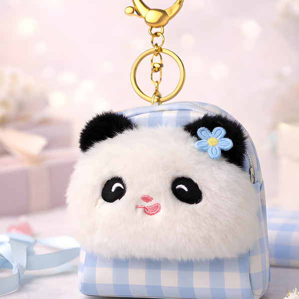 Blue Panda Bag Charm