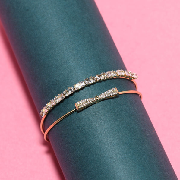 Crystal Gold Bracelet