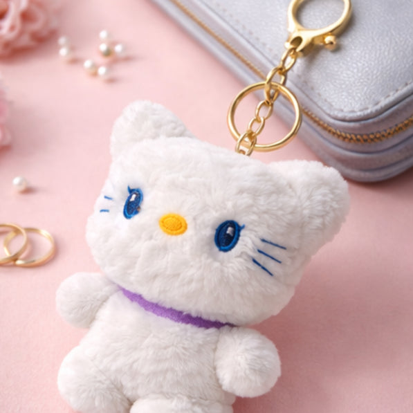 Purple Collar Fluffy Kitty
