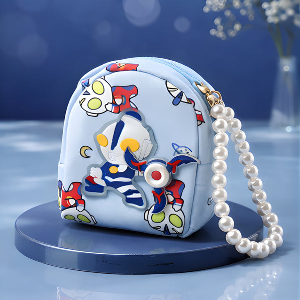 Mini Blue Robot Bag Charm