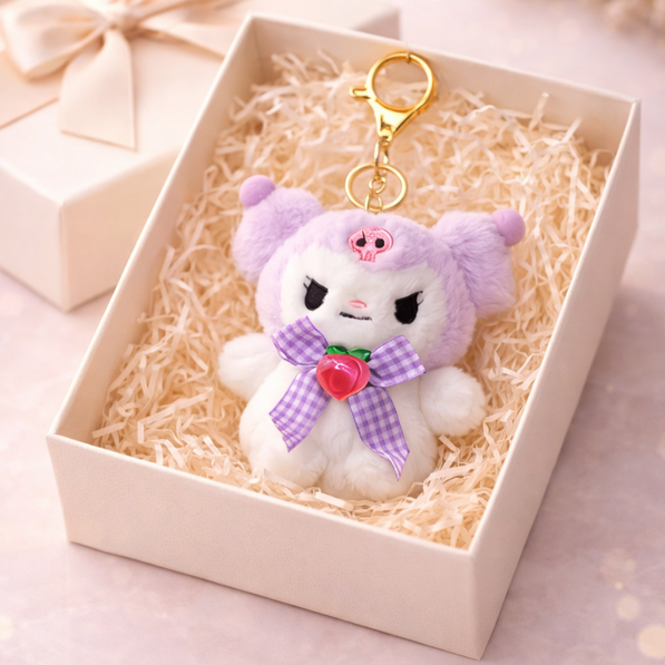 Kuromi Apple Bow Plush
