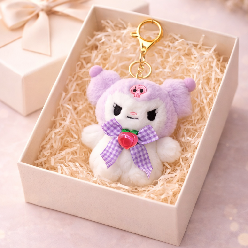 Kuromi Apple Bow Plush