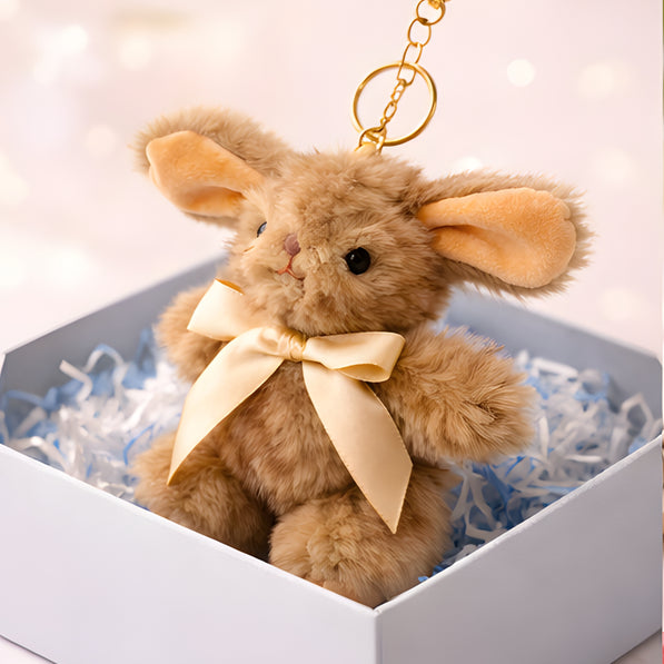 Fluffy Latte Bunny Charm