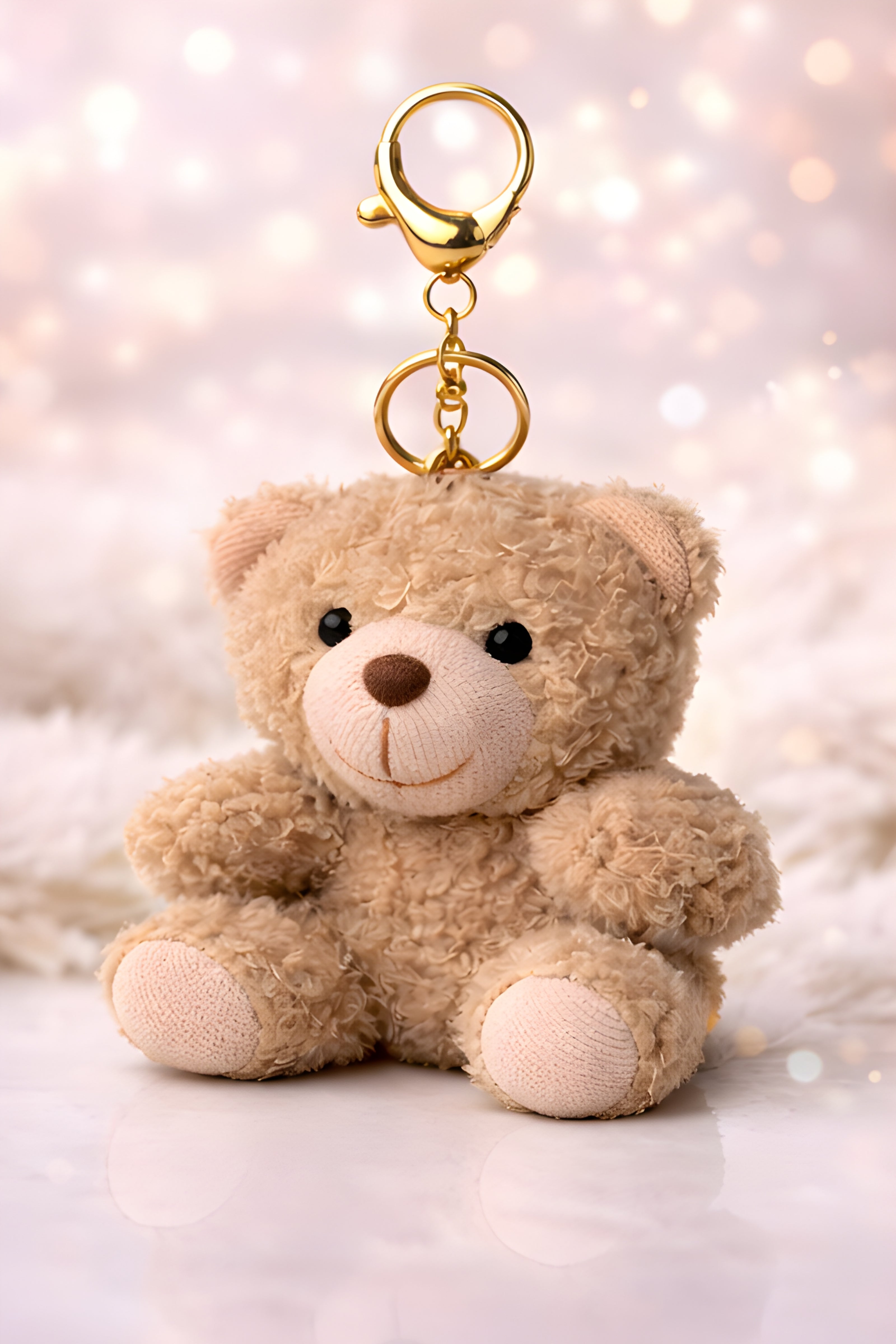 Light Brown Shaggy Teddy Plush